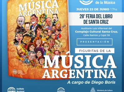 Presentacion de Figuritas de la Música Argentina en Santa Cruz 
